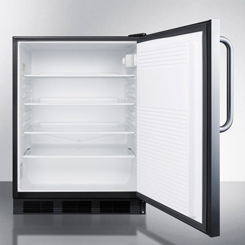 Summit Outdoor All-Refrigerator, ADA Compliant, 24" Wide, Stainless Steel (SPR7BOSSTADA)