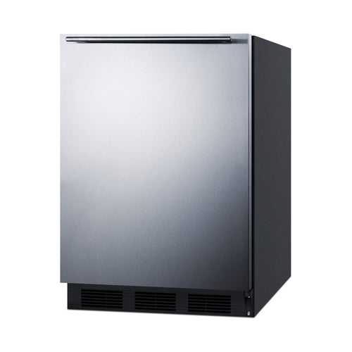 Summit Built-In All-Refrigerator, ADA Compliant, 24" Wide, Black (FF7BKBISSHHADA)