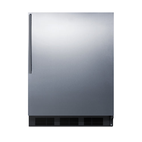 Summit Built-In All-Refrigerator, ADA Compliant, 24" Wide, Black (FF7BKBISSHVADA)