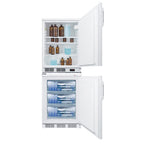 Summit All-Refrigerator/All-Freezer Combination, 24" Wide, White (FF7LW-VT65MLSTACKPRO)
