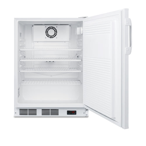 Summit Built-In All-Refrigerator, ADA Compliant, 24" Wide, White (FF7LWBIADAGP)