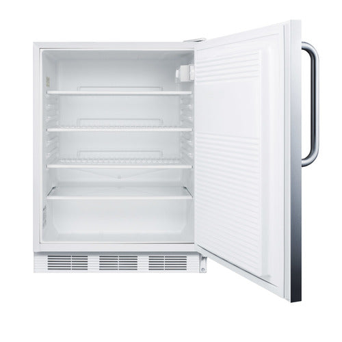 Summit Built-In All-Refrigerator, 24" Wide, Stainless Steel (FF7LWCSS)