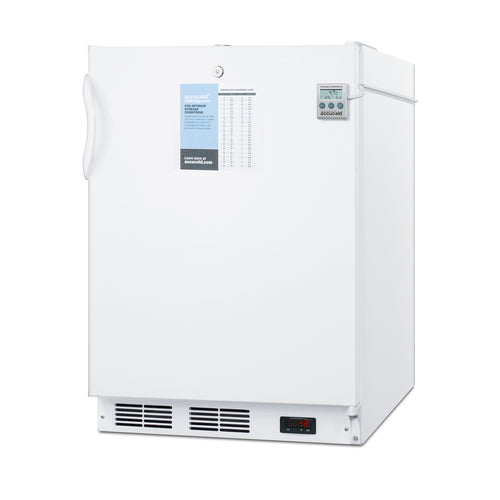 Summit All-Refrigerator, ADA Compliant, 24" Wide, White (FF7LWPLUS2ADA)