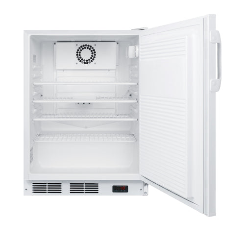 Summit All-Refrigerator, ADA Compliant, 24" Wide, White (FF7LWPLUS2ADA)