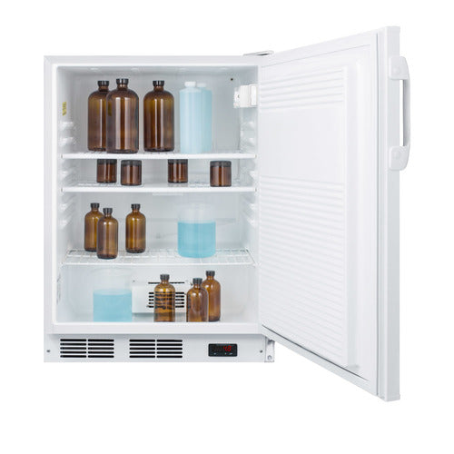 Summit All-Refrigerator, ADA Compliant, 24" Wide, White (FF7LWPROADA)