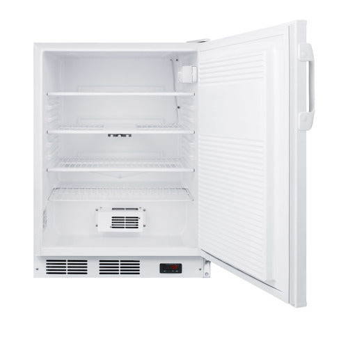 Summit All-Refrigerator, ADA Compliant, 24" Wide, White (FF7LWPROADA)
