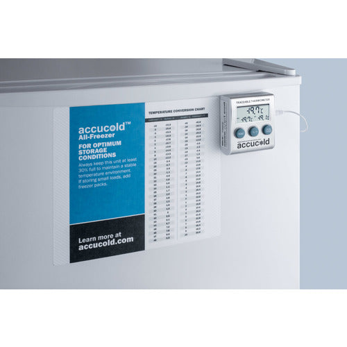 Summit Compact All-Freezer, White (FS24LPLUS2)