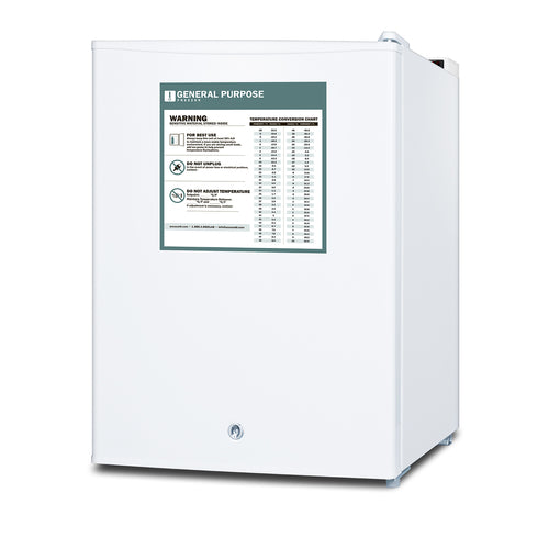 Summit Compact All-Freezer, White (FS30LGP)