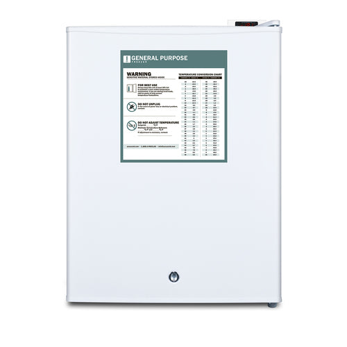 Summit Compact All-Freezer, White (FS30LGP)