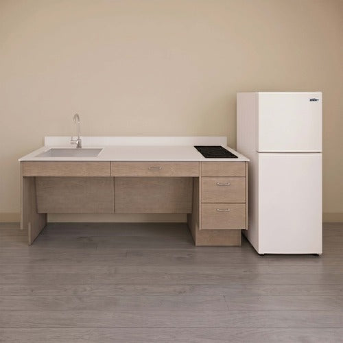 Summit 8'4" Wide Barrier-Free Turnkey Kitchen, ADA Compliant, Dust Brown (HARBORDBWTL)