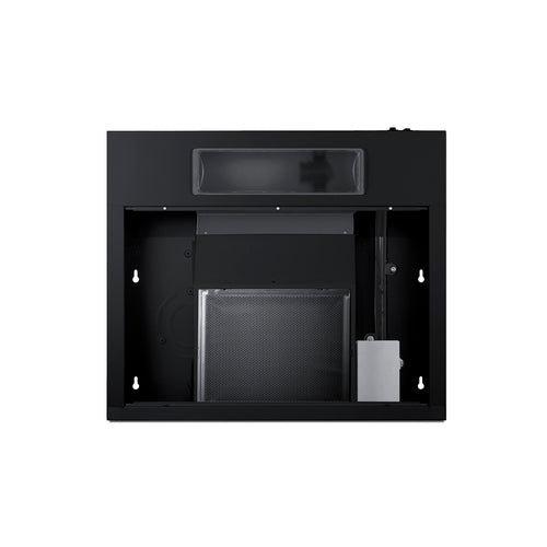 Summit 24" Under Cabinet Convertible Range Hood, ADA Compliant, Black (HC24BBADA)
