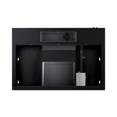 Summit 30" Under Cabinet Convertible Range Hood, ADA Compliant, Black (HC30BBADA)