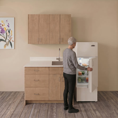 Summit 5' Wide Senior Living Turnkey Kitchen, ADA Compliant, Dust Brown (HEARTHDBWTR)