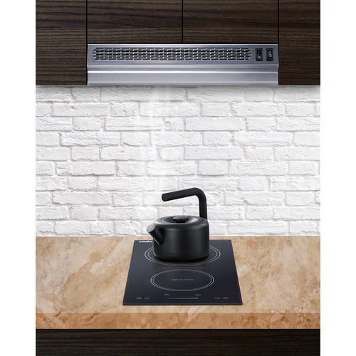 Summit 18" Under Cabinet Ductless Retractable Range Hood (HRTX18SSPTC)