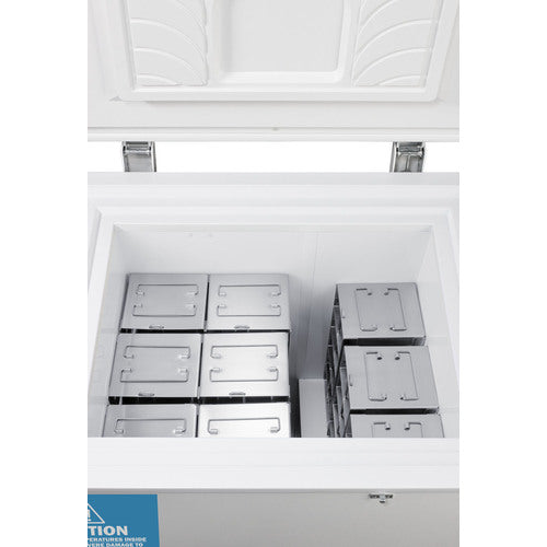 Summit 4.8 Cu.Ft. -86ºC Ultra Low Chest Freezer, White (LAB11)