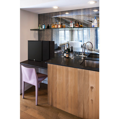 Summit Compact Minibar, 16" Wide, Black (MB12B)