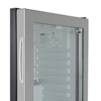 Summit Compact Minibar, 16" Wide, Black (MB13GLSS)