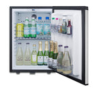Summit Compact Minibar, 16" Wide, Black (MB26SS)