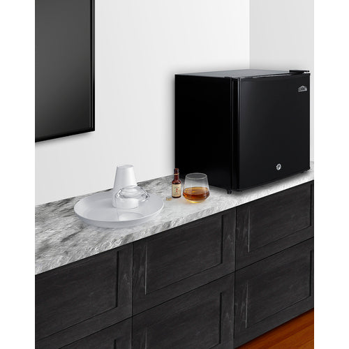 Summit Compact Minibar, 18" Wide, Black (MB41B)