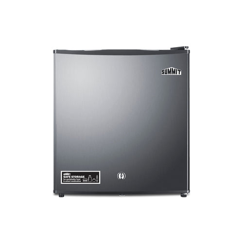 Summit Compact Minibar, 18" Wide, Black (MB42SS)
