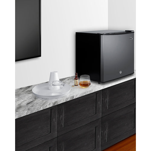 Summit Compact Minibar, 18" Wide, Black (MB42SS)