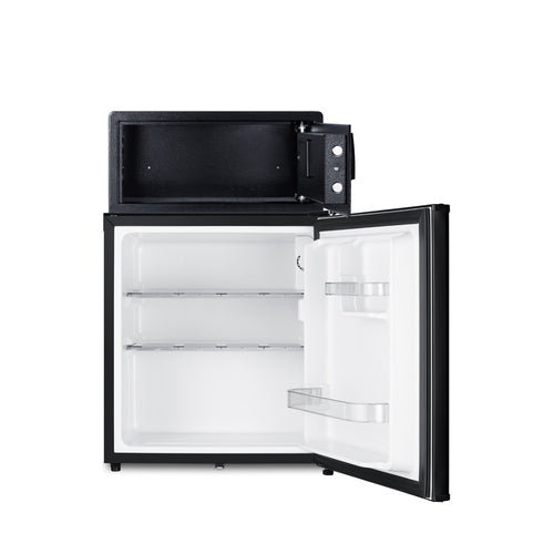 Summit Minibar/In-Room Safe Combination, Black (MBSAFEB)