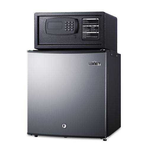 Summit Minibar/In-Room Safe Combination, Black (MBSAFESS)
