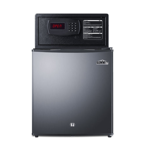 Summit Minibar/In-Room Safe Combination, Black (MBSAFESS)