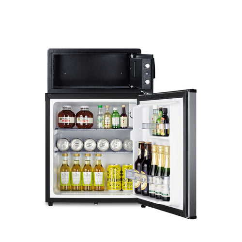 Summit Minibar/In-Room Safe Combination, Black (MBSAFESS)