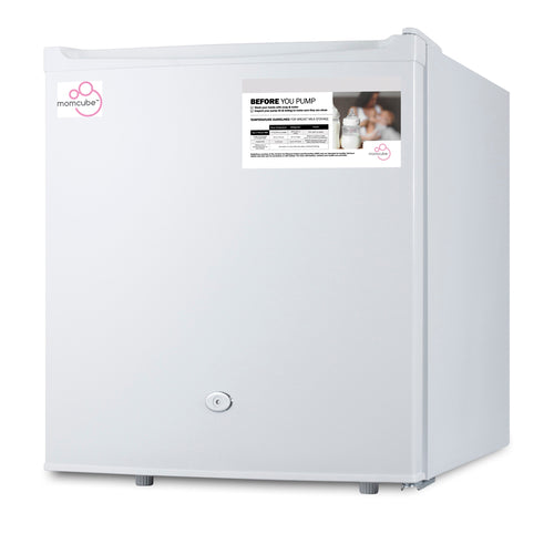 Summit Compact MOMCUBE® Breast Milk Refrigerator, 19" Wide, White (MC2)