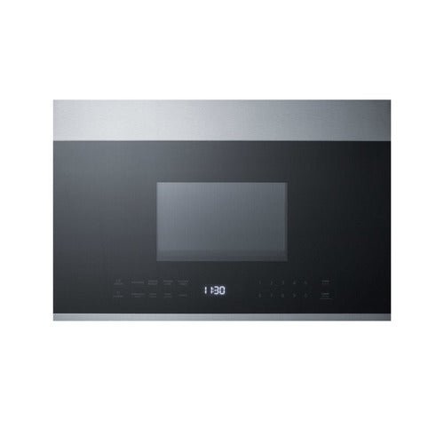 Summit Over-the-Range Microwave, 24" Wide, Black/SS (MHOTR24SS)