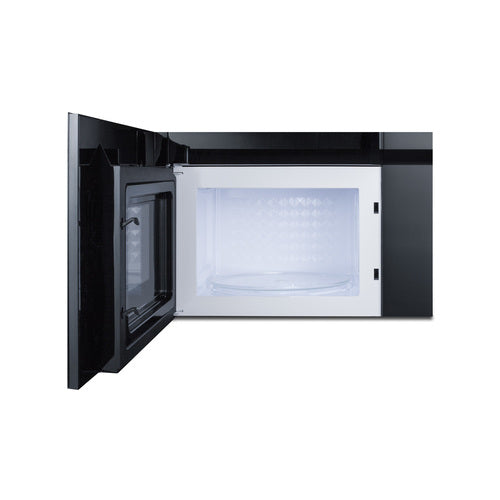 Summit Over-the-Range Microwave, 24" Wide, Black/SS (MHOTR24SS)