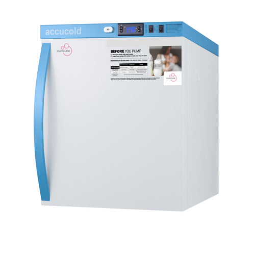 Summit 1 Cu.Ft. Countertop MOMCUBE® Breast Milk Refrigerator, White (MLRS1MC)