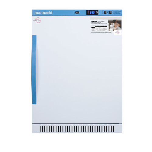 Summit 6 Cu.Ft. MOMCUBE® Breast Milk Refrigerator, ADA Height, White (MLRS6MCLK)