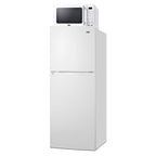 Summit Microwave/Refrigerator-Freezer Combination with Allocator, White (MRF821WALHD)