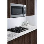 Summit Over-the-Range Microwave, 30" Wide, Black/SS (OTRSS301)