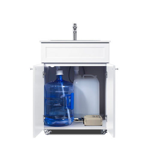 Summit Hand Wash Station, 24" Wide, Gray (PWS25WH)