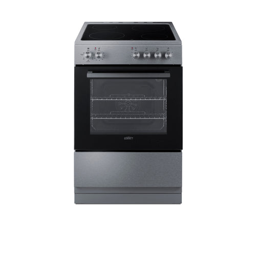 Summit Electric Smooth-Top Range, 24" Wide, Stainless Look (REXT24SS)