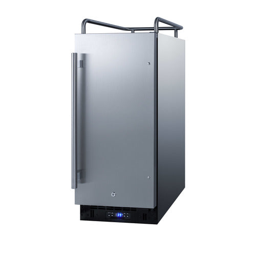 Summit Built-In Kegerator, 15" Wide, Stainless Steel (SBC15NKCSS)