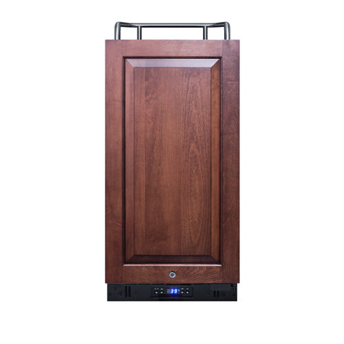 Summit Built-In Kegerator (Panel Not Included), 15" Wide, Black (SBC15NKIF)