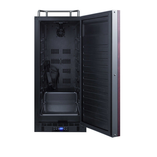 Summit Built-In Kegerator (Panel Not Included), 15" Wide, Black (SBC15NKIF)