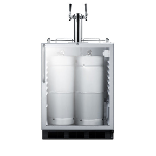 Summit Built-In Beer Dispenser, ADA Compliant, 24" Wide, Stainless Steel (SBC56GBICSSADA)