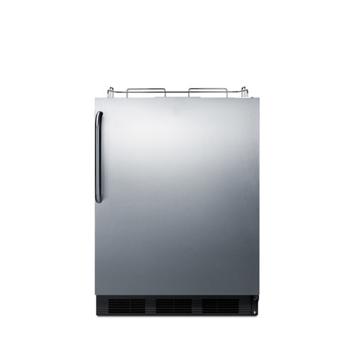 Summit Built-In Kegerator, ADA Compliant, 24" Wide, Stainless Steel (SBC58BLBICSSADANK)