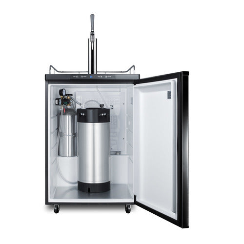 Summit Nitro Coffee Kegerator, 24" Wide, Black (SBC635MNCF)