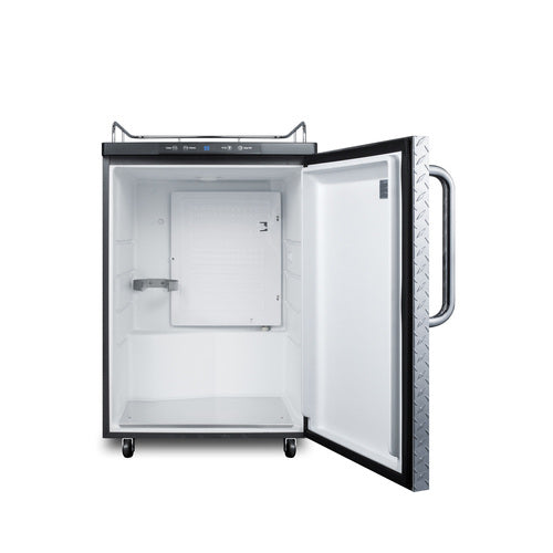 Summit Kegerator, 24" Wide, Black (SBC635MNKDPL)