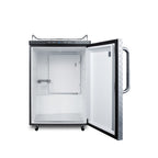 Summit Kegerator, 24" Wide, Black (SBC635MNKDPL)