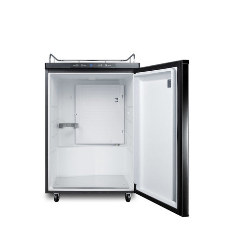 Summit Kegerator, 24" Wide, Black (SBC635MNK)