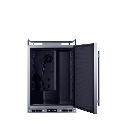 Summit Built-In Kegerator, 24" Wide, Stainless Steel (SBC682NK)