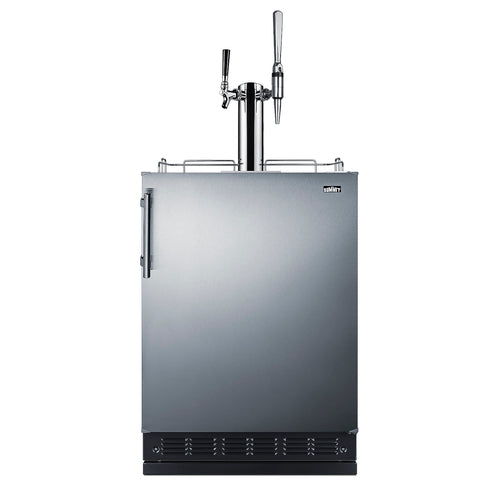 Summit Cold Brew/Nitro Coffee Kegerator, 24" Wide, Black (SBC7BRSCM2)