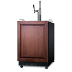 Summit Cold Brew/Nitro Kegerator (Panel Not Included), 24" Wide, Black (SBC7BRSIFCM2)